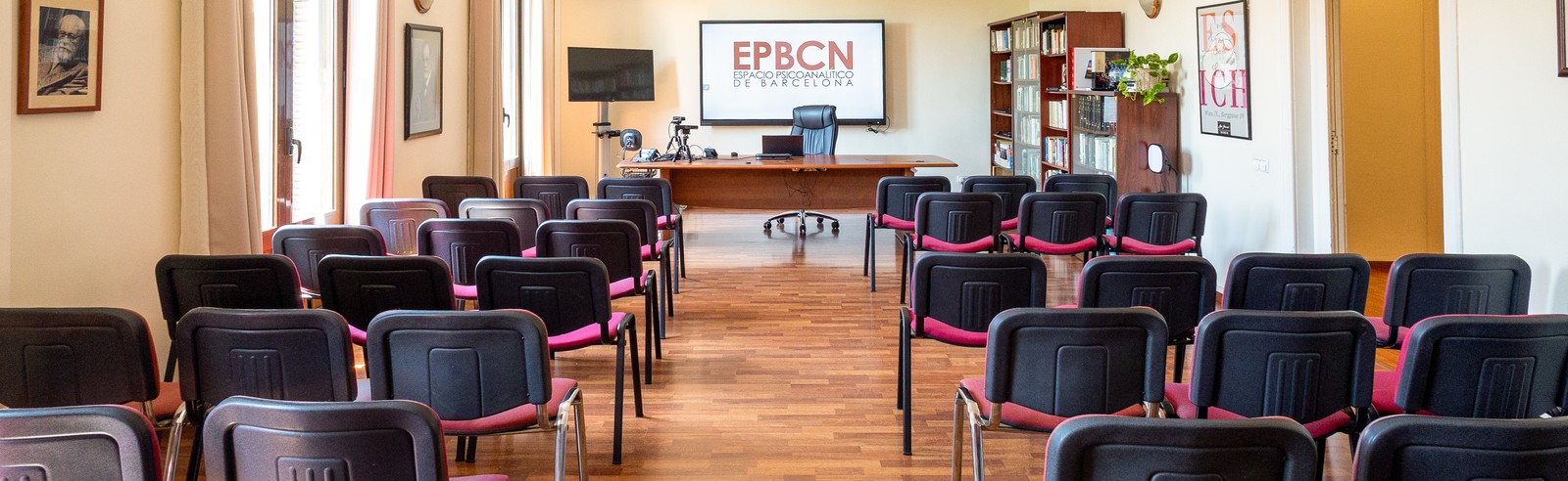 Aula del Espacio Psicoanalítico de Barcelona